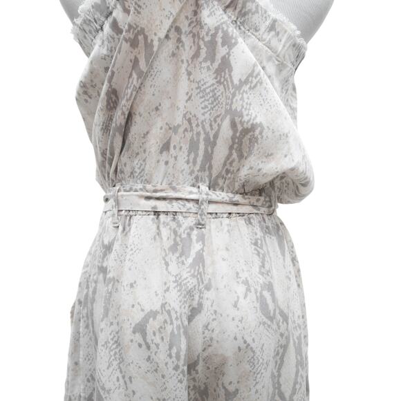 Vintage Havana Snakeskin Print Strapless Summer Pant Jumpsuit Size Medium - Picture 7 of 12